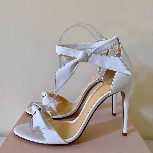 Alexandre Birman White Leather Clarita 100 Sandals New In Box  US8 / IT38 - Picture 11 of 16